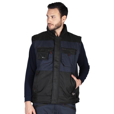 RAPID VEST, workwear vest, blue