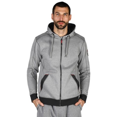 ARGON, hooded sweatshirt, ash