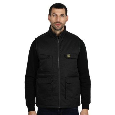 CRAFT VEST II, workwear vest, black