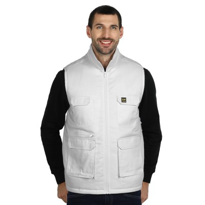 CRAFT VEST II, workwear vest, white