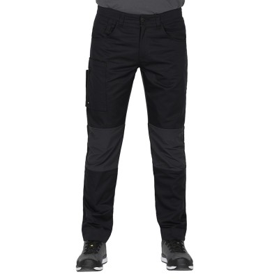 ROVER, stretch workwear pants, black