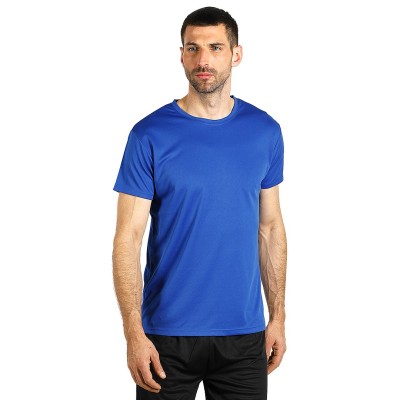 CROSSFIT, sports t-shirt, 100% polyester, royal blue