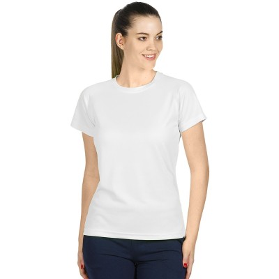 CROSSFIT LADY, women's t-shirt, 100% polyester, white