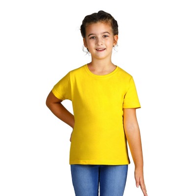 MASTER KID, kid's t-shirt, 100% cotton, yellow