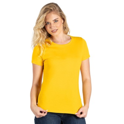 PREMIUM LADY 180, women`s t-shirt, 180 g/m2, yellow