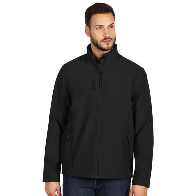 SKIPPER, softshell jacket, black