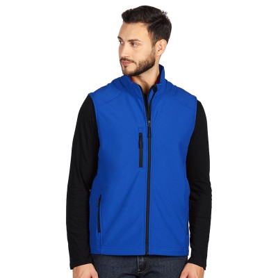 SKIPPER VEST, softshell bodywarmer, royal blue