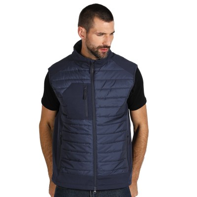 PARKER VEST, workwear bodywarmer, blue