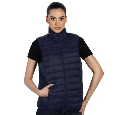 RINO VEST WOMEN, light padded bodywarmer, blue
