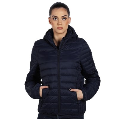 RINO HOODY WOMEN, women's hooded jacket, blue