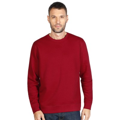 ABSOLUT, organic cotton sweatshirt, 280 g/m2, red