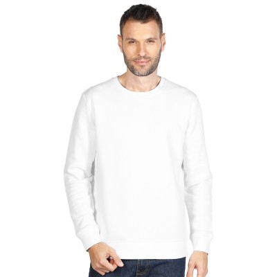 ABSOLUT, organic cotton sweatshirt, 280 g/m2, white