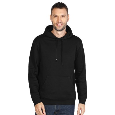 ABSOLUT HOODY, organic cotton hooded sweatshirt, 280 g/m2, black