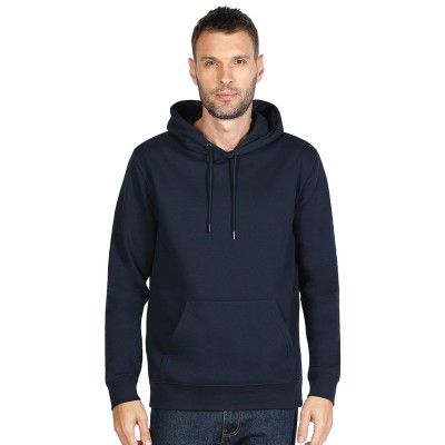 ABSOLUT HOODY, organic cotton hooded sweatshirt, 280 g/m2, blue