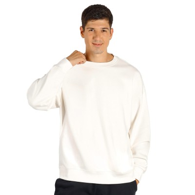 BIG, unisex crew neck organic cotton sweatshirt, 300 g/m2, off white