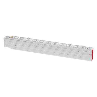 BAU, foldable ruler, 2 m, white