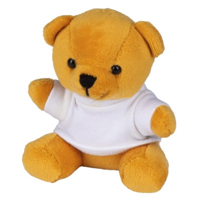WINNIE, teddy bear plush toy with magnet, white