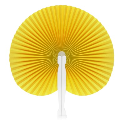 BORA BORA, hand fan, yellow