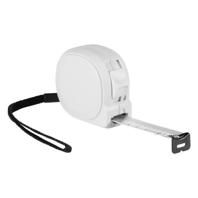 INCH 5, measuring tape, 5m, white