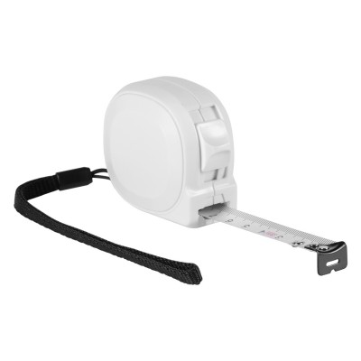 INCH 3, measuring tape, 3m, white