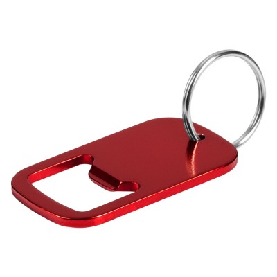 IZZY, key holder with bottle opener, red