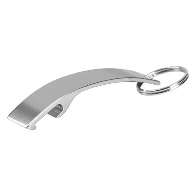 BARMEN, key holder with bottle opener, silver