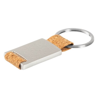 OLAF, bamboo key holder, shiny metal