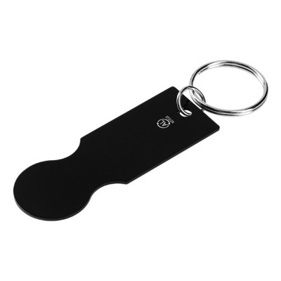 CAST, key holder with shopping cart token, black