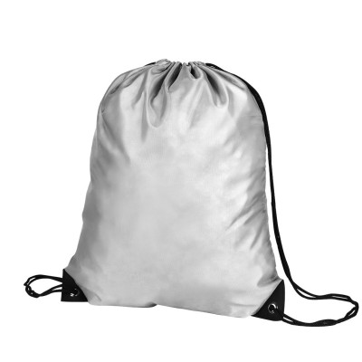 CITY, drawstring bag, silver
