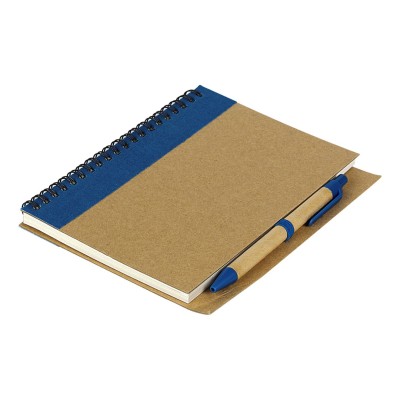 VERDE, notebook with pen, blue