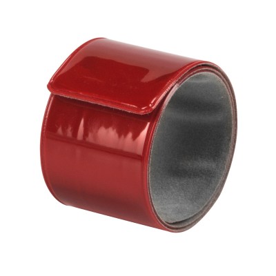 FUNPLASTIC, flexible reflective wristband, red