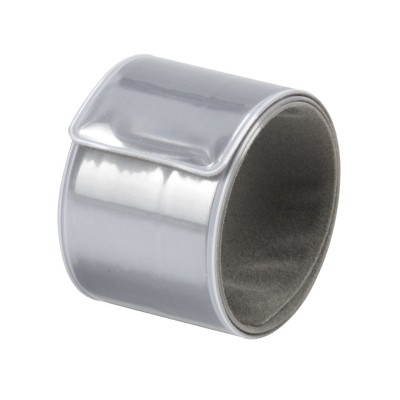 FUNPLASTIC, flexible reflective wristband, silver