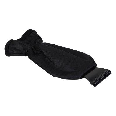 ICELAND, scraper for snow and ice, with a glove, black