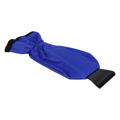 ICELAND, scraper for snow and ice, with a glove, blue