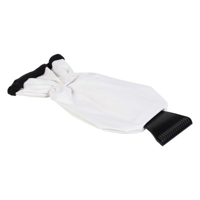 ICELAND, scraper for snow and ice, with a glove, white