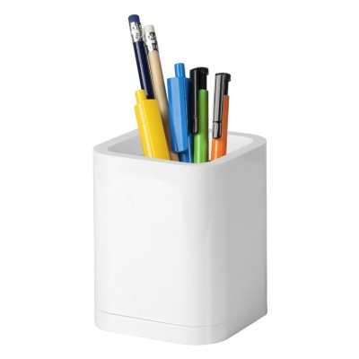 SCATOLA, pen stand, white