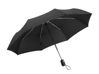 STRATO,  foldable windproof umbrella with auto open/close function, black