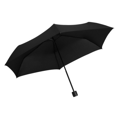 CAMPOS PLUS, foldable umbrella, manual opening, black
