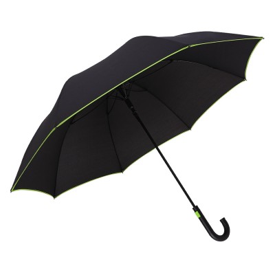 BLACK LINE, umbrella with automatic opening, kiwi