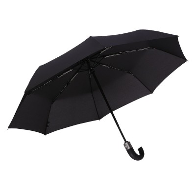 SMITH, foldable windproof umbrella with auto open/close function, black