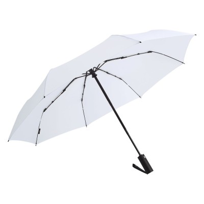 VERTIGO,  foldable windproof umbrella with auto open/close function, white