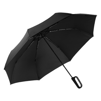 INFINITY,  foldable windproof and water-repellent umbrella with auto open/close function, black