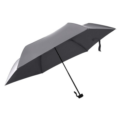 PELICAN, foldable umbrella with manual opening, gray