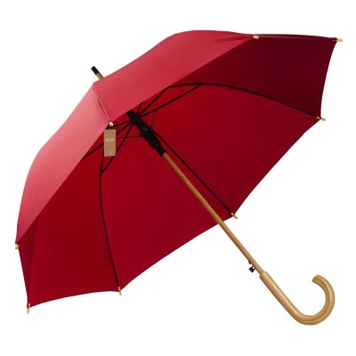 CLASSIC NATURE, umbrella with automatic opening, red
