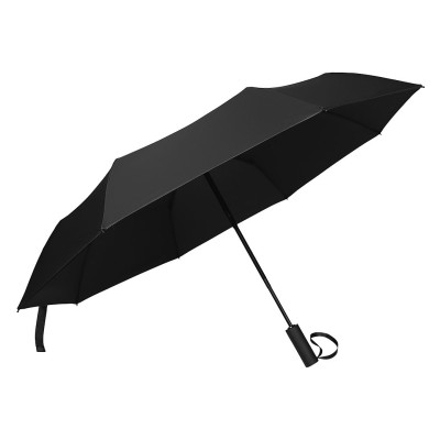 RAIN,  foldable windproof umbrella with auto open/close function, black