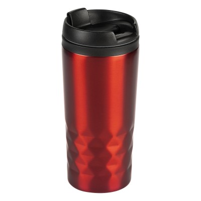 DIAMOND, travel mug, 300 ml, red