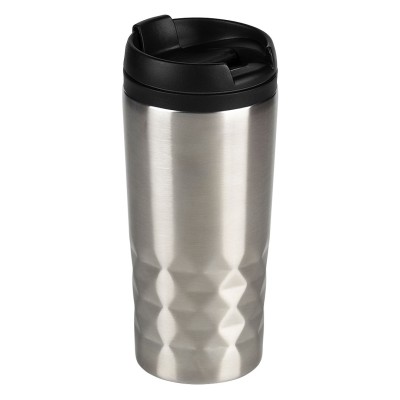 DIAMOND, travel mug, 300 ml, silver