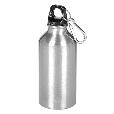 CAMPUS, water bottle, 400 ml, silver