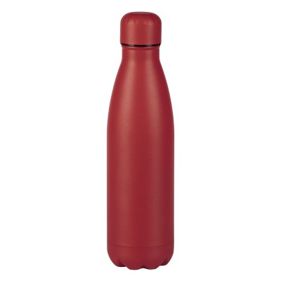 FLUID LUX, vacuum insulated bottle, 500 ml, red