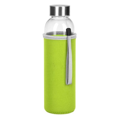 PRIMAVERA, water bottle with neoprene pouch, 500 ml, kiwi